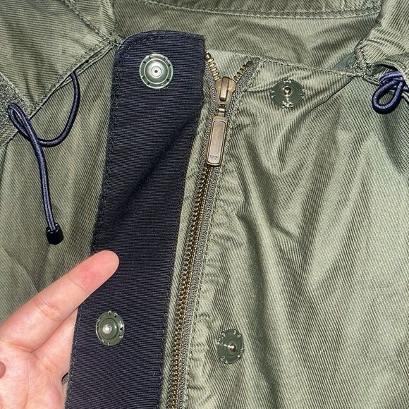 J Crew Cinched Swing Jacket Size XS Green - Picture 6 of 13